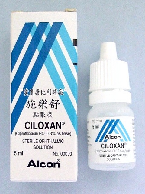 Ciloxan 0.3% oph solu' 5ml