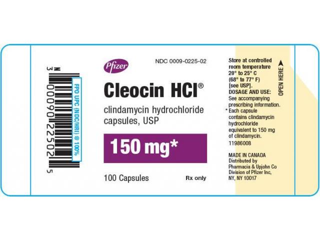 参比制剂,进口原料药,医药原料药 CLEOCIN HCL 150MG