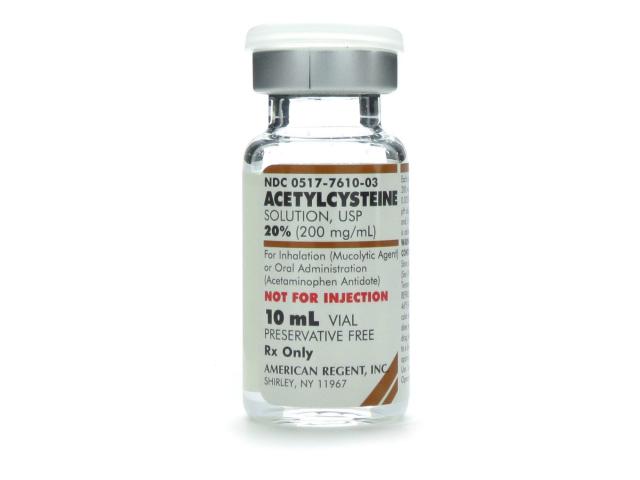 Acetylcysteine for Inhalation, 200mg/mL, SDPF, 3x10mL/Tray