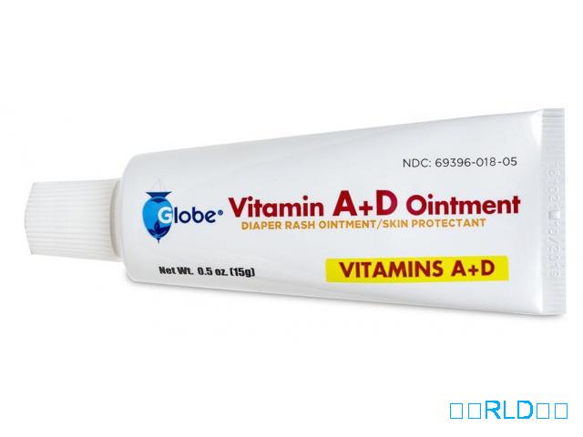 参比制剂,进口原料药,医药原料药 维生素A + D尿布疹软膏（Globe Vitamin A + D Diaper Rash Ointment）