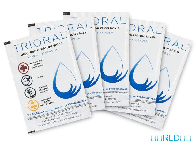 TRIORAL口服补液盐（每盒100包）（TRIORAL Oral Rehydration Salts (100 Packets Per Box)）