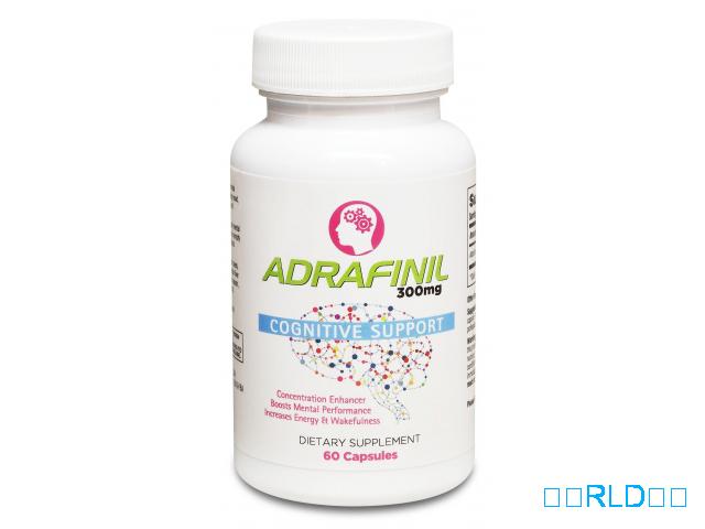 Adrafinil 300 mg优质促智助精（60粒）（Adrafinil 300 mg Premium Nootropic Supplement For Focus & Attention (60 