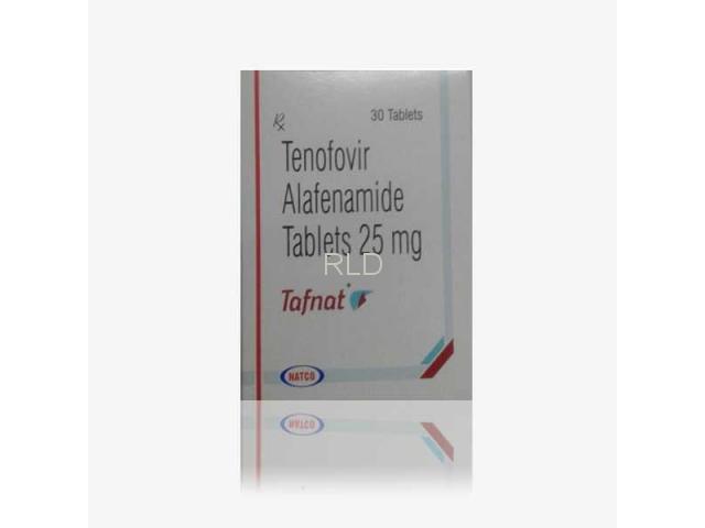 参比制剂,进口原料药,医药原料药  Tafnat : Tenofovir Alafenamide 25 Mg Tablets