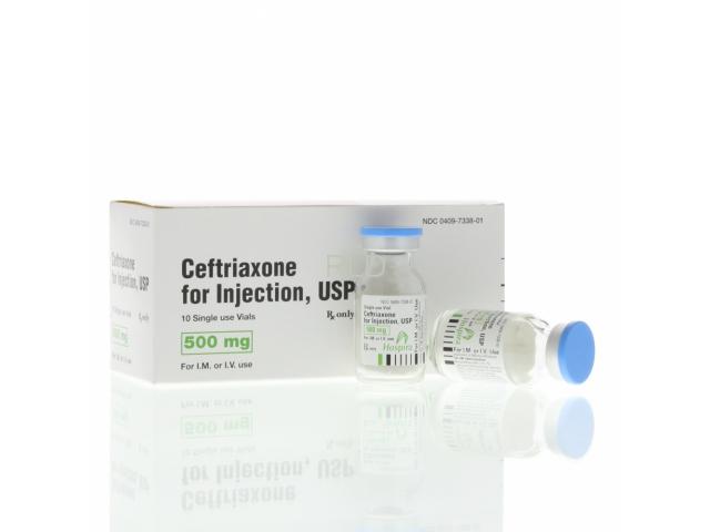 参比制剂,进口原料药,医药原料药 Ceftriaxone 500mg SDV - Box/10