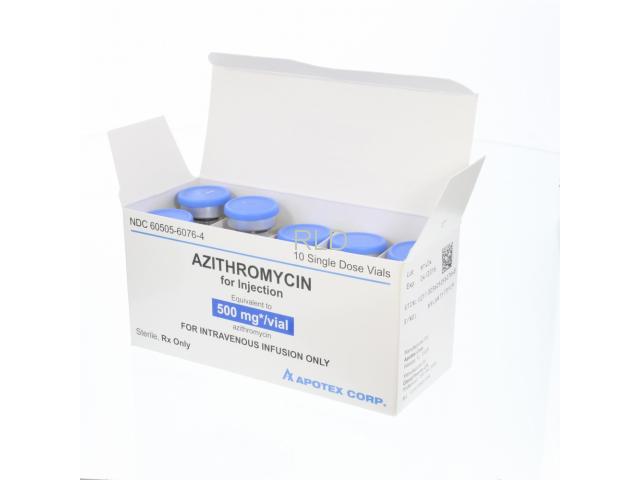 参比制剂,进口原料药,医药原料药 Azithromycin 500mg SDV - Box/10