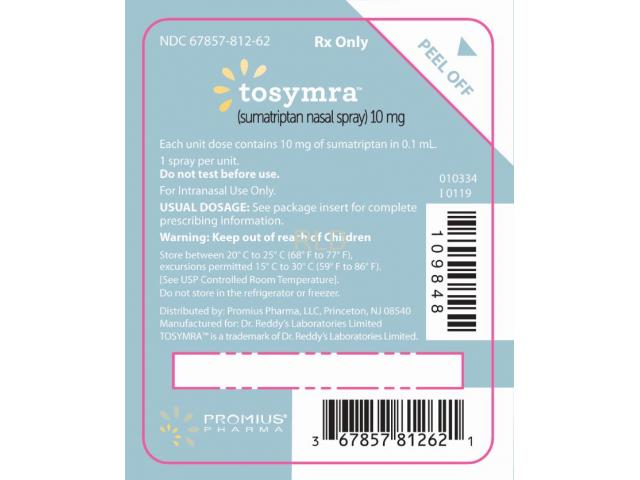 参比制剂,进口原料药,医药原料药 Tosymra (sumatriptan) Nasal Spray 10MG