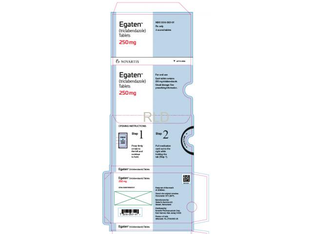 Egaten (triclabendazole) Tablets 250mg