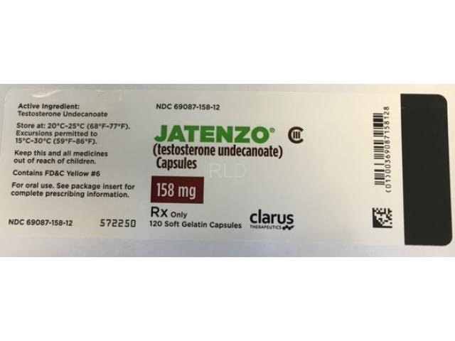Jatenzo (testosterone undecanoate) Capsules 158MG