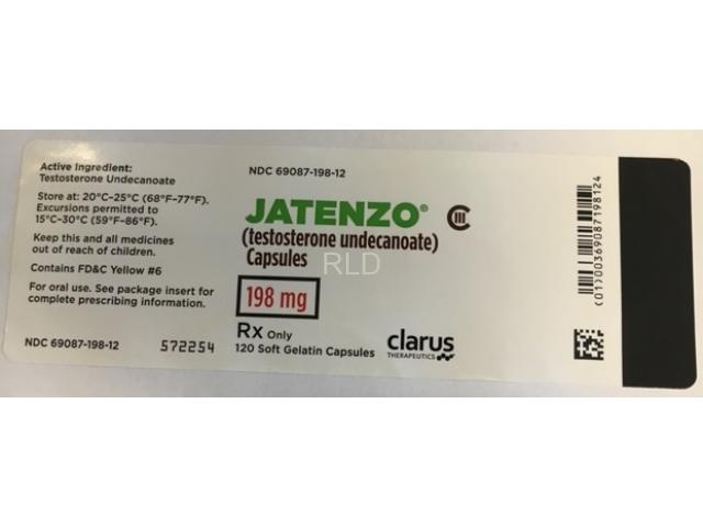 Jatenzo (testosterone undecanoate) Capsules 198MG
