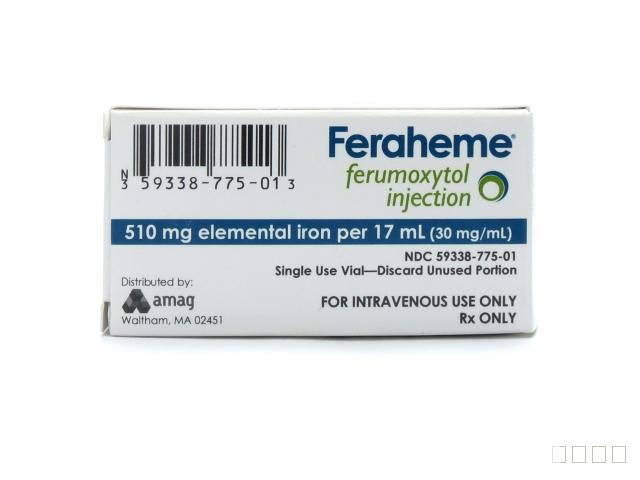 参比制剂,进口原料药,医药原料药 FERAHEME- ferumoxytol injection