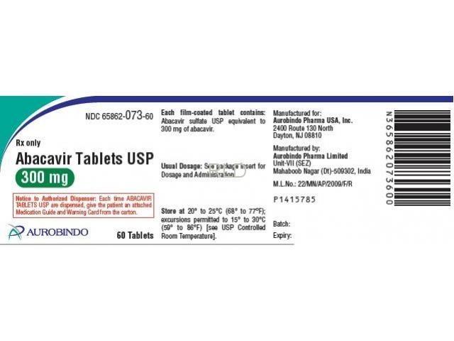 参比制剂,进口原料药,医药原料药 ABACAVIR SULFATE (ABACAVIR SULFATE) 