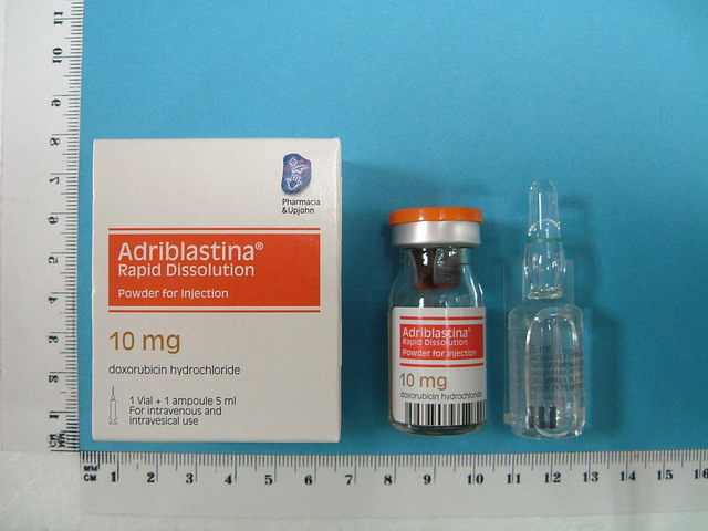 vial顏色:形狀:劑型:標記:寃名doxorubicin商品名(1)adriblastina