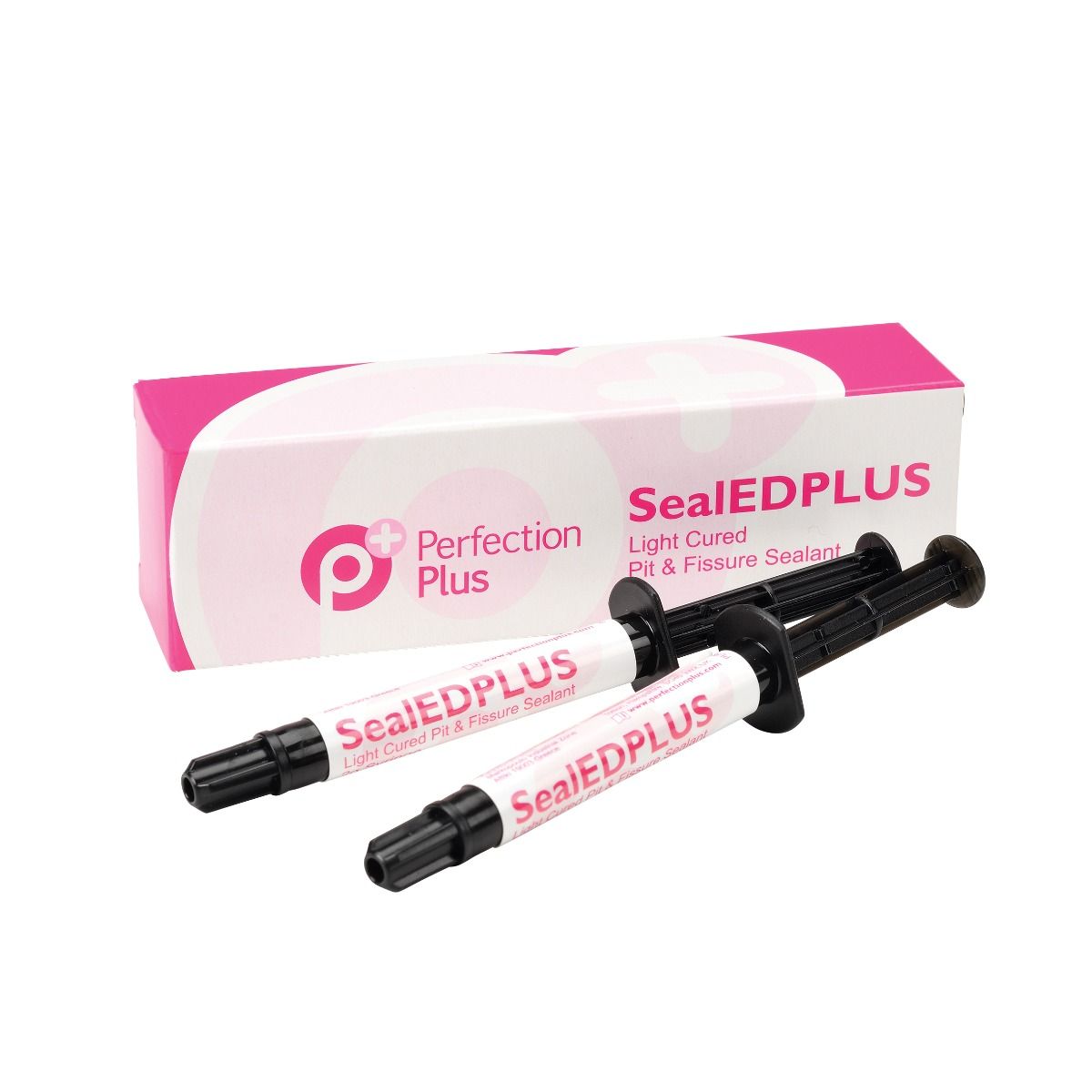 SealEDPLUS Fissure Sealant: 2 x 2g Syringe + 5 Tips - Opaque