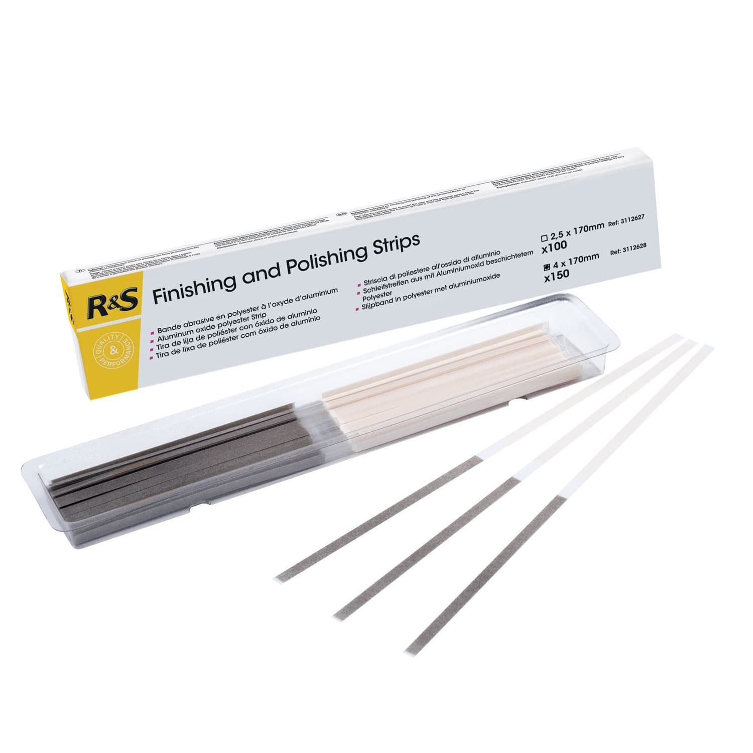 R&S Polishing Strips: Medium - 4mm (150)