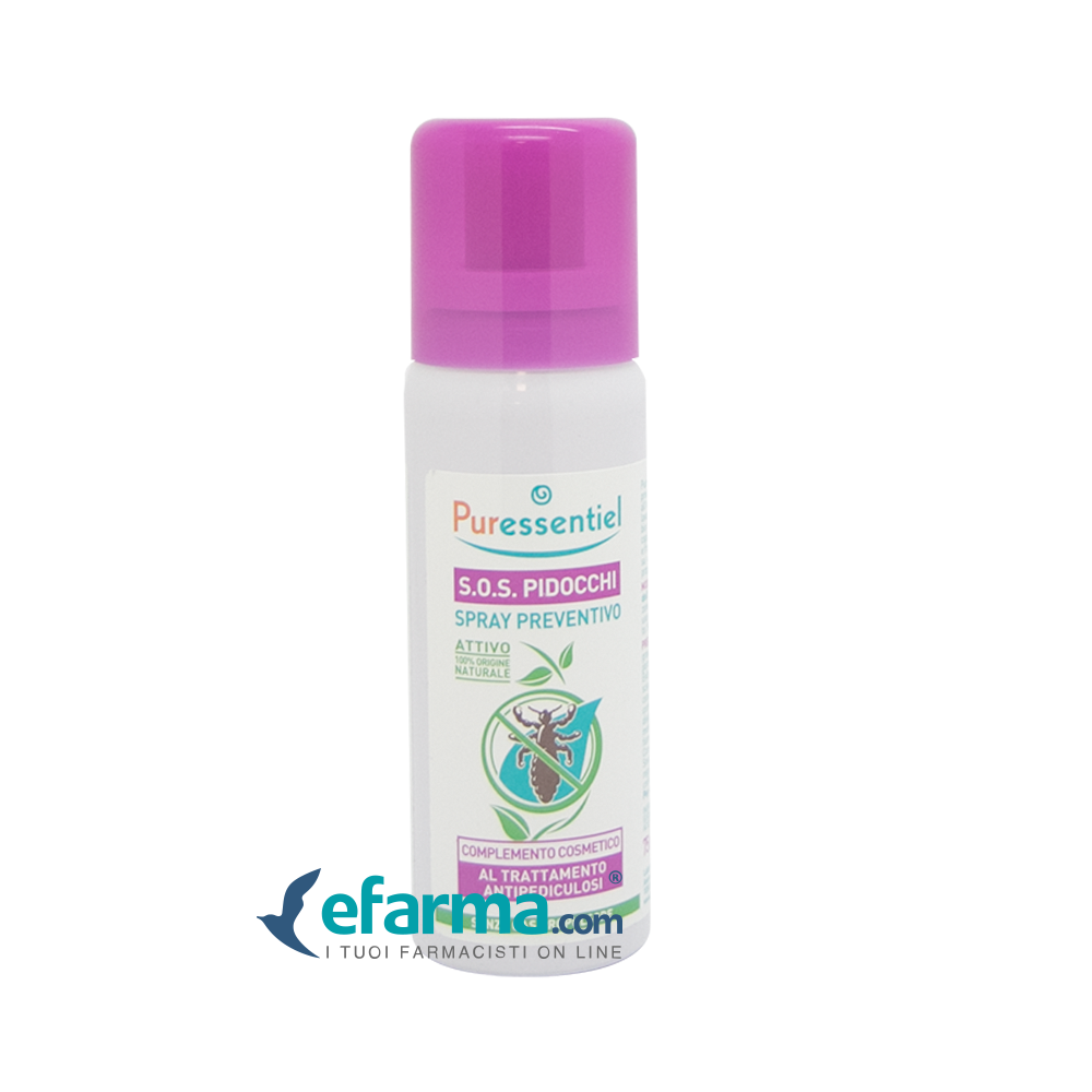 Puressentiel Sos Pidocchi Spray Preventivo Antipediculosi 75 ml
