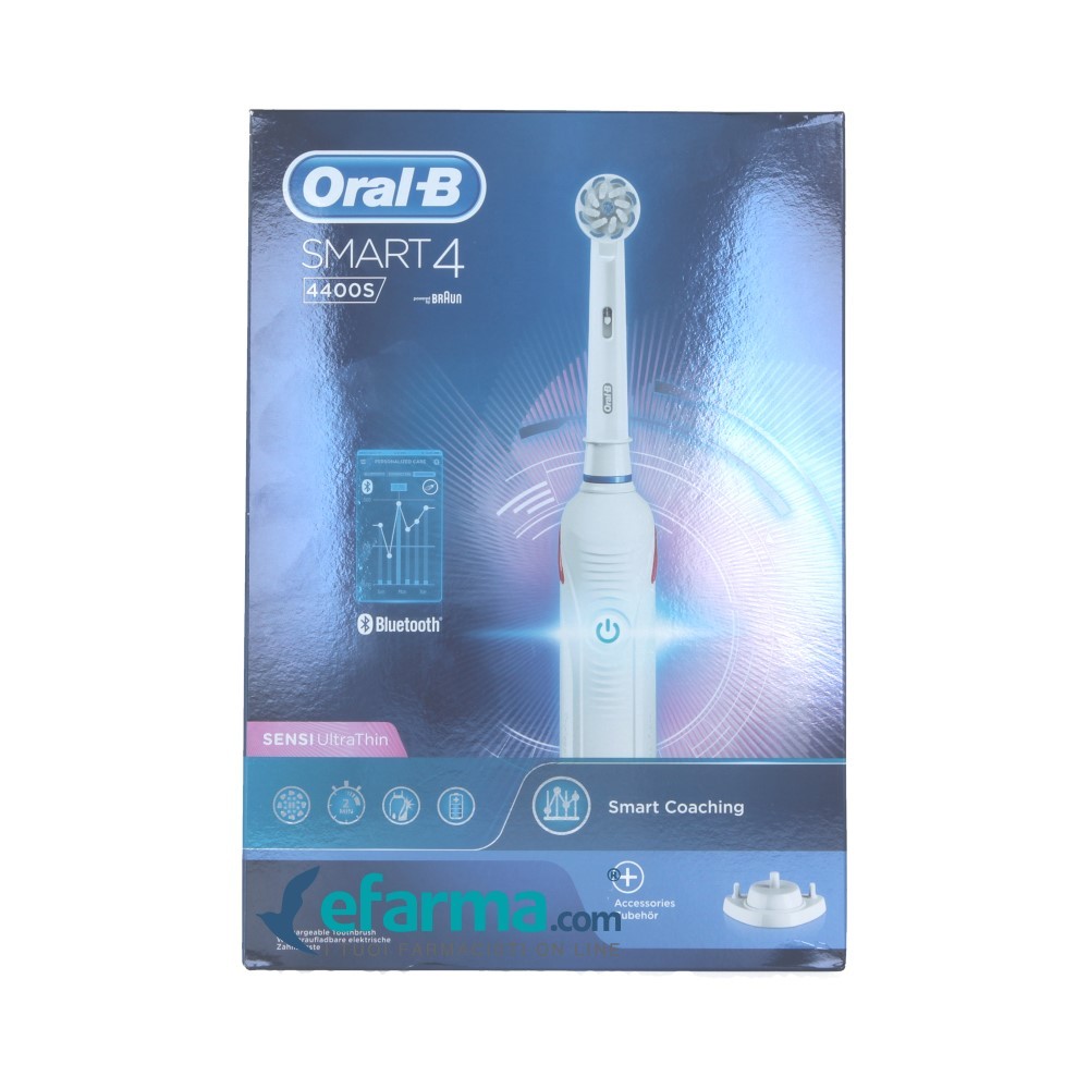 Oral-B SmartSeries 4 4000S Sensi UltraThin Spazzolino Elettrico Ricaricabile Braun