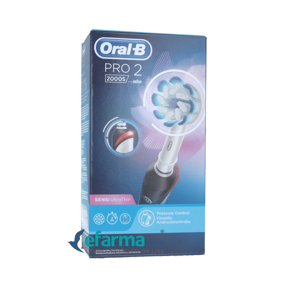 Oral-B Pro2 2000S Ultrathin Spazzolino Elettrico Ricaricabile