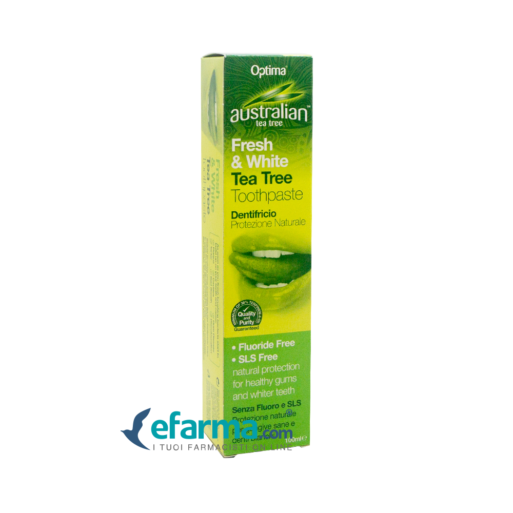 Optima Australian Tea Tree Fresh & White Toothpaste Dentifricio 100 ml