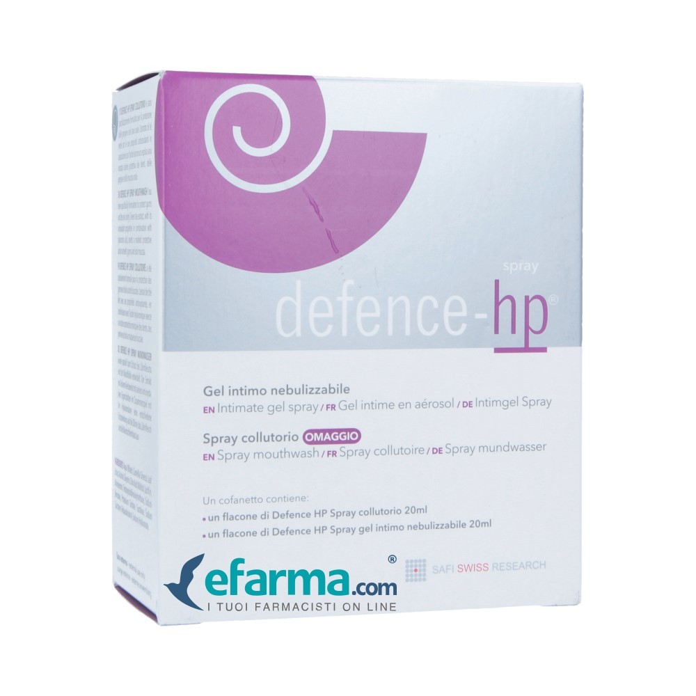 Safi Defence Hp Spray Orale e Genitale 2 Flaconi Con Applicatore Da 20 ml