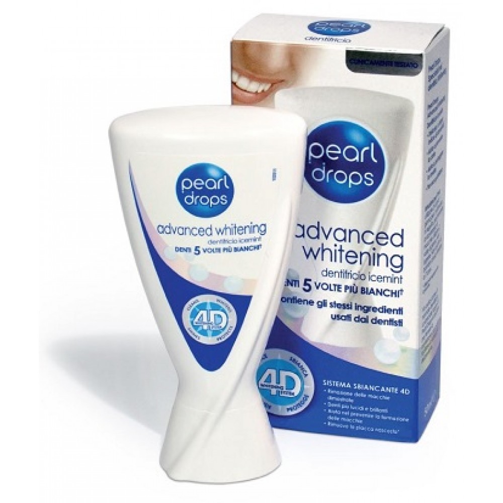 Pearl Drops Advanced Whitening Dentifricio Icemint 50 ml