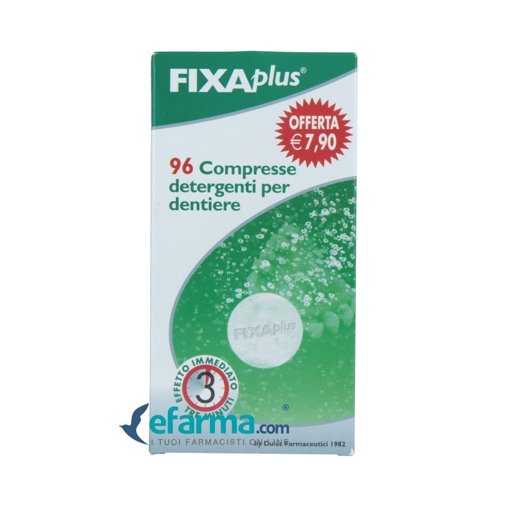 Fixaplus Compresse Detergenti Per Dentiere 96 Pezzi