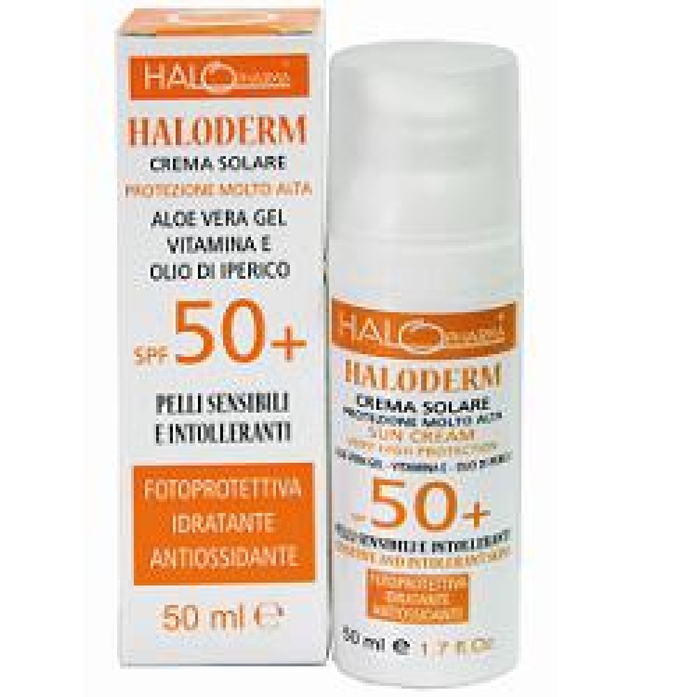 Haloderm Crema Solare SPF 50+ Protezione Alta 150 ml