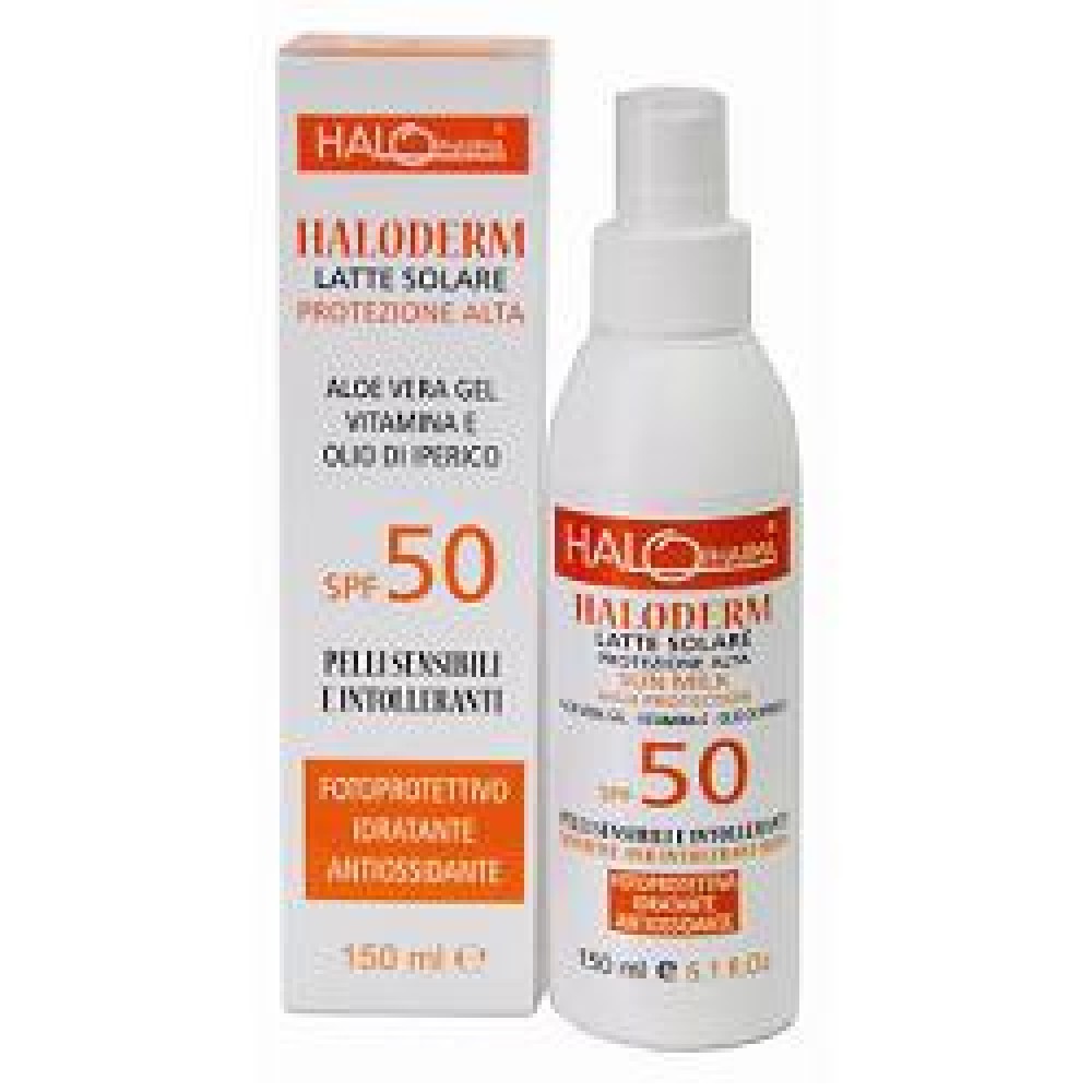 Haloderm Latte Solare SPF 50 Protezione Alta 150 ml