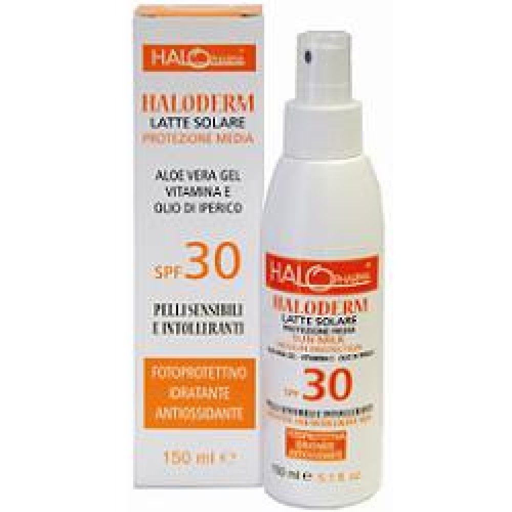 Haloderm Latte Solare SPF 30 Protezione Media 150 ml