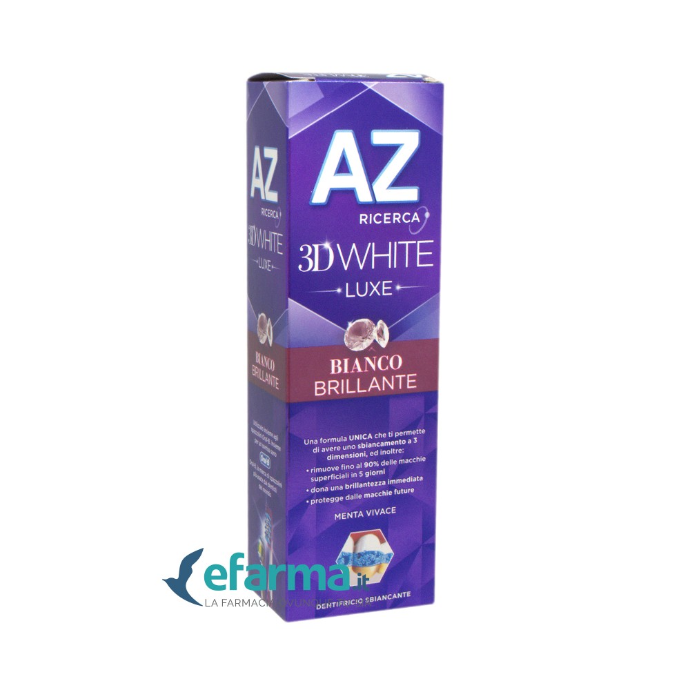 AZ 3D White Luxe Bianco Brillante Dentifricio 75 ml