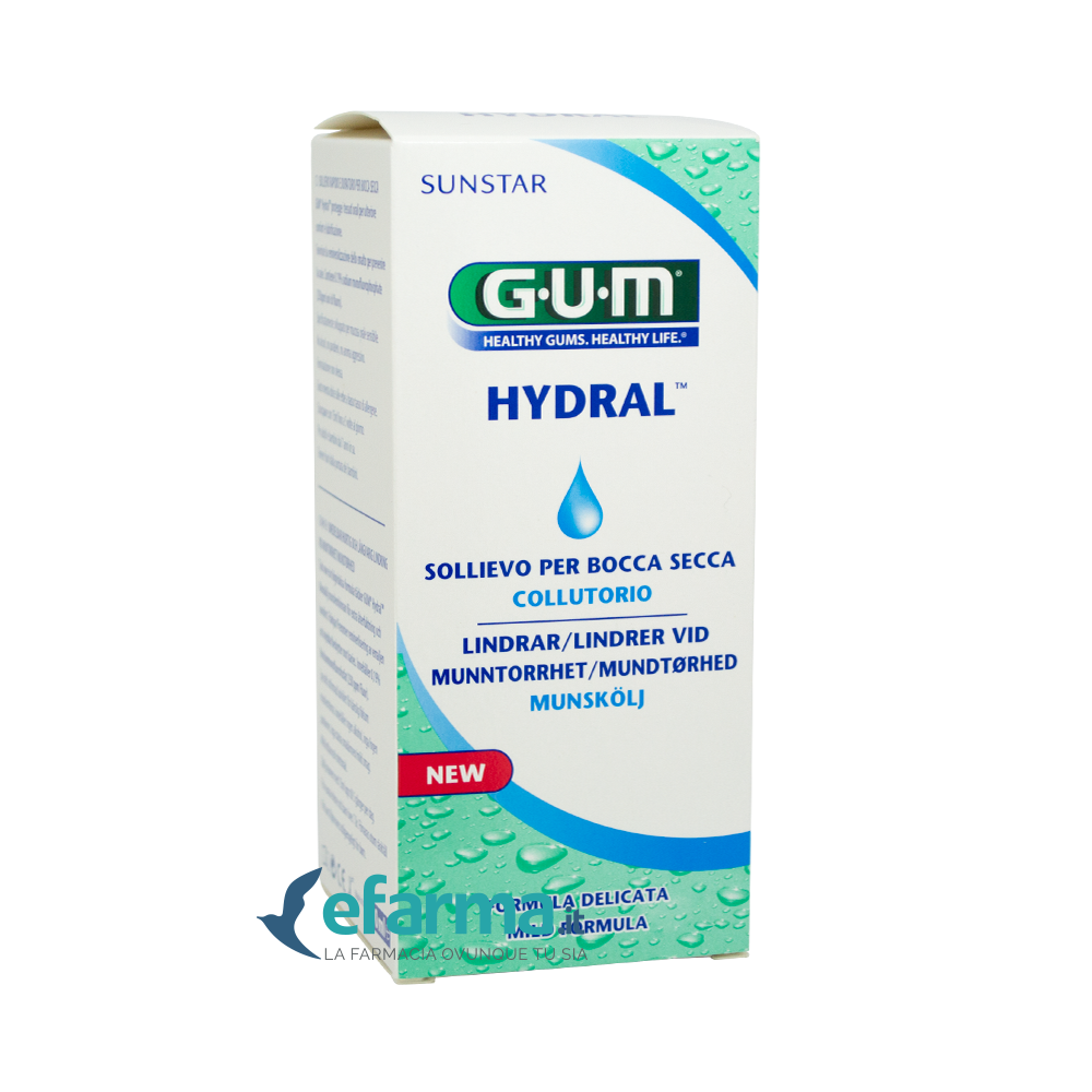 Gum Hydral Collutorio Bocca Secca 300 ml