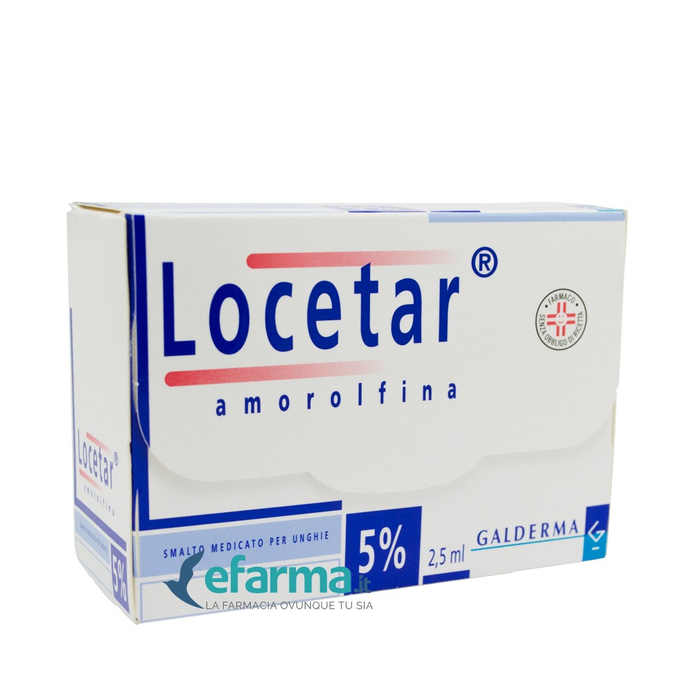 参比制剂,进口原料药,医药原料药 Locetar Smalto Medicato Unghie 5% Antimicotico 2,5 ml