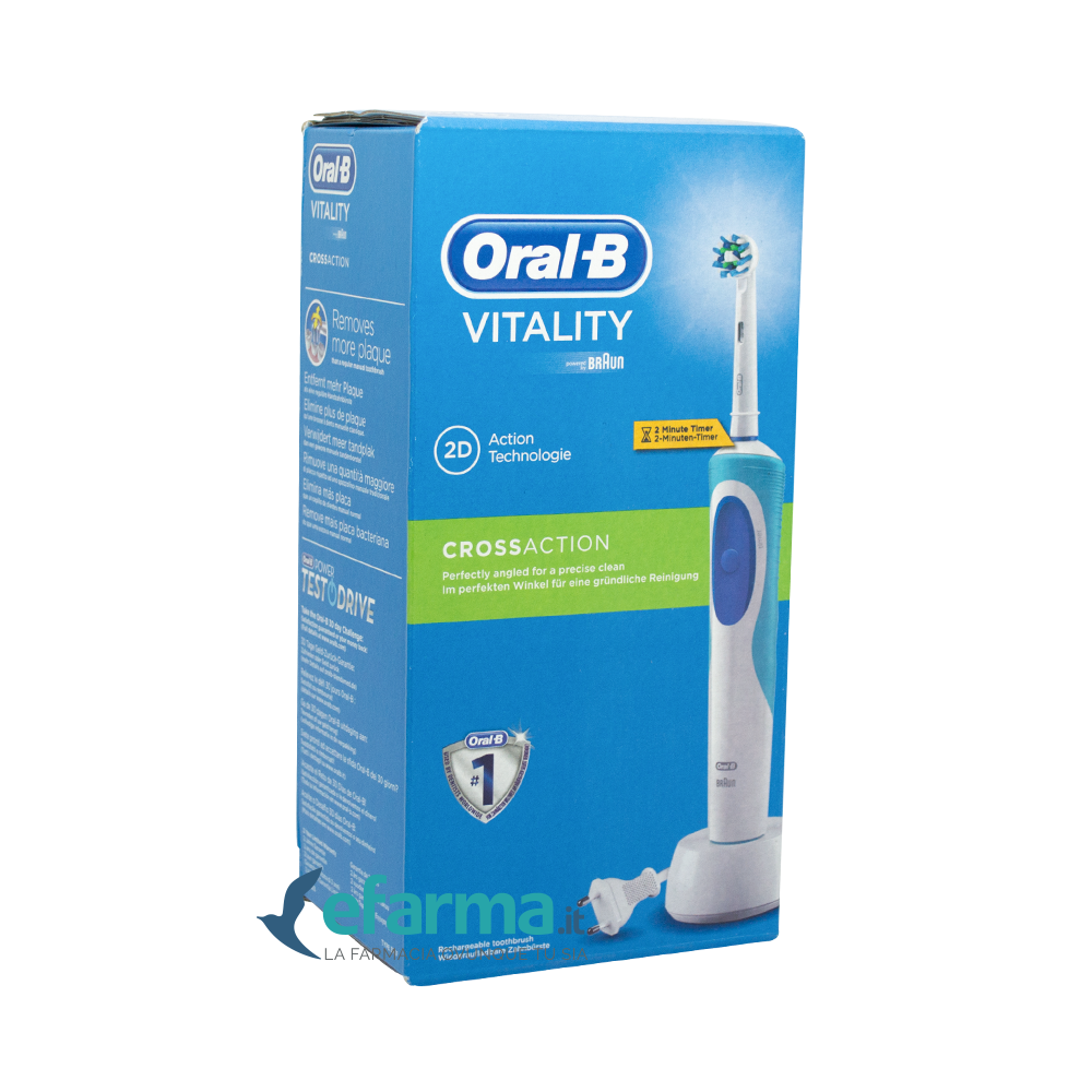 Oral-B Vitality CrossAction Spazzolino Elettrico Ricaricabile