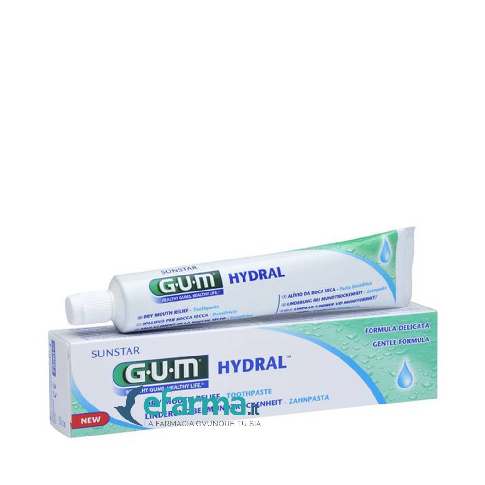 Gum Hydral Dentifricio Sollievo Per Bocca Secca 75 Ml