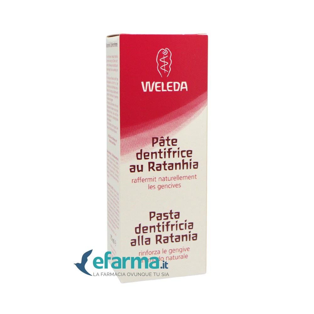 Weleda Ratania Pasta Dentifricia Sensibilità Gengivale 75 ml