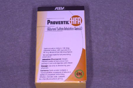 Proventil™ HFA Beta-Adrenergic Agonist Albuterol Sulfate 90 mcg Inhalation Aerosol Metered Dose Inha