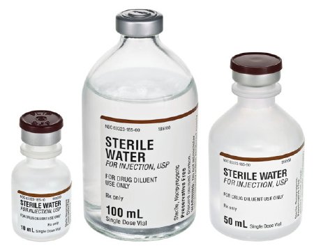 Diluent Sterile Water for Injection, Preservative Free Injection Single Dose Vial 50 mL