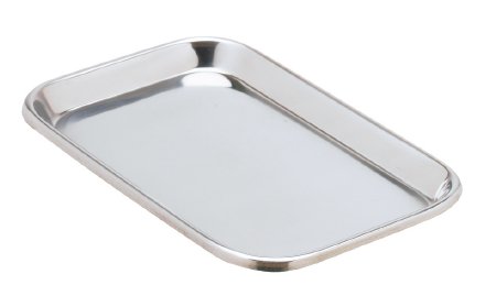 Instrument Tray Miltex® Rolled Edge Stainless Steel 23/32 X 6-1/2 X 10 Inch