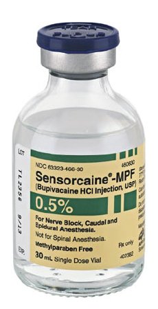 Sensorcaine® - MPF Local Anesthetic Bupivacaine HCl, Preservative Free 0.5%, 5 mg / mL Parenteral So