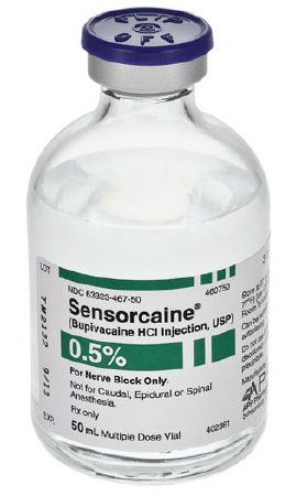 Sensorcaine® Local Anesthetic Bupivacaine HCl 0.5%, 5 mg / mL Infiltration and Nerve Block Injection