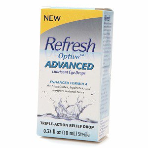 lubricant eye drops refresh03 optive64 advanced 4 oz. drop