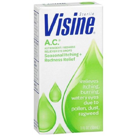 lubricant eye drops visine ac 1 oz. drop