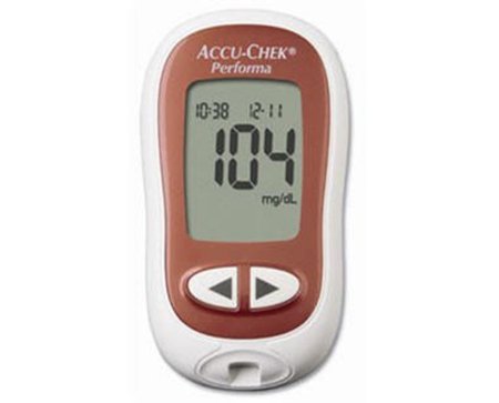 blood glucose meter kit accu-chek performa 5 second test time