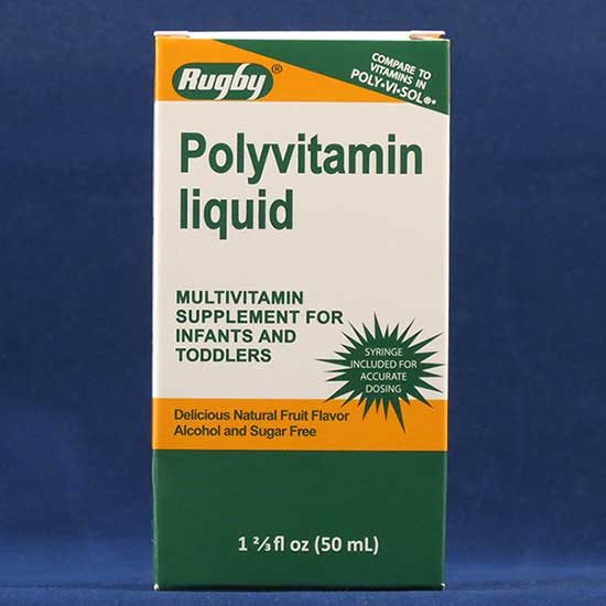参比制剂,进口原料药,医药原料药 Poly-Vitamin Drops 50mL Bottle