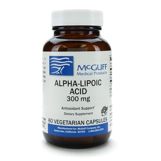 Alpha-Lipoic Acid, 300mg, 60 Softgels/Bottle