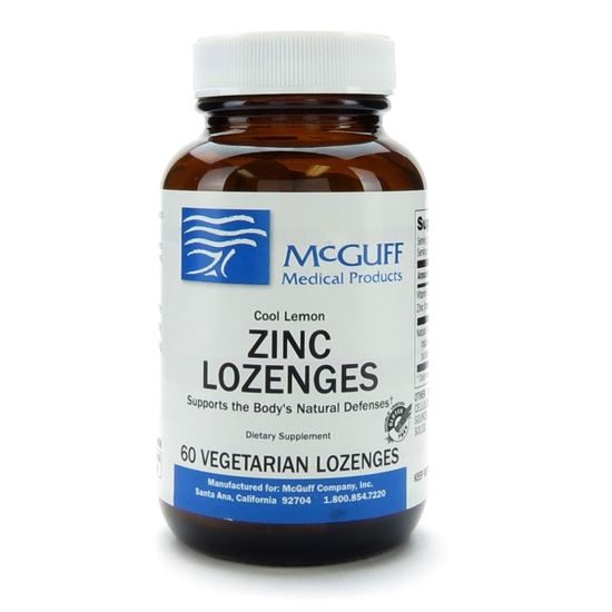 Zinc Lozenges, Lemon, 23mg, 60 Lozenge/Bottle