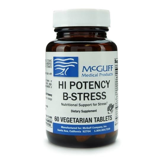 Hi-Potency B-Stress, 60 Tablets/Bottle