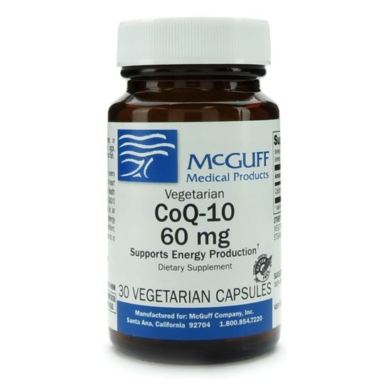 CoEnzyme Q-10, 60mg, 30 Capsules/Bottle