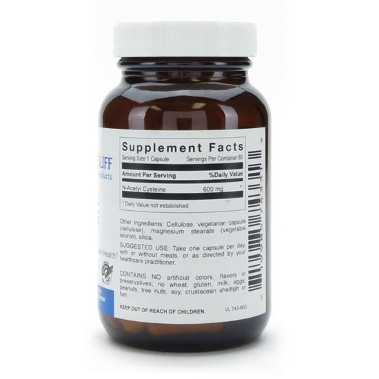参比制剂,进口原料药,医药原料药 N-Acetyl Cysteine, 600mg, 60 Capsules/Bottle