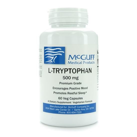 L-Tryptophan 500mg Vegicaps 60/Bottle