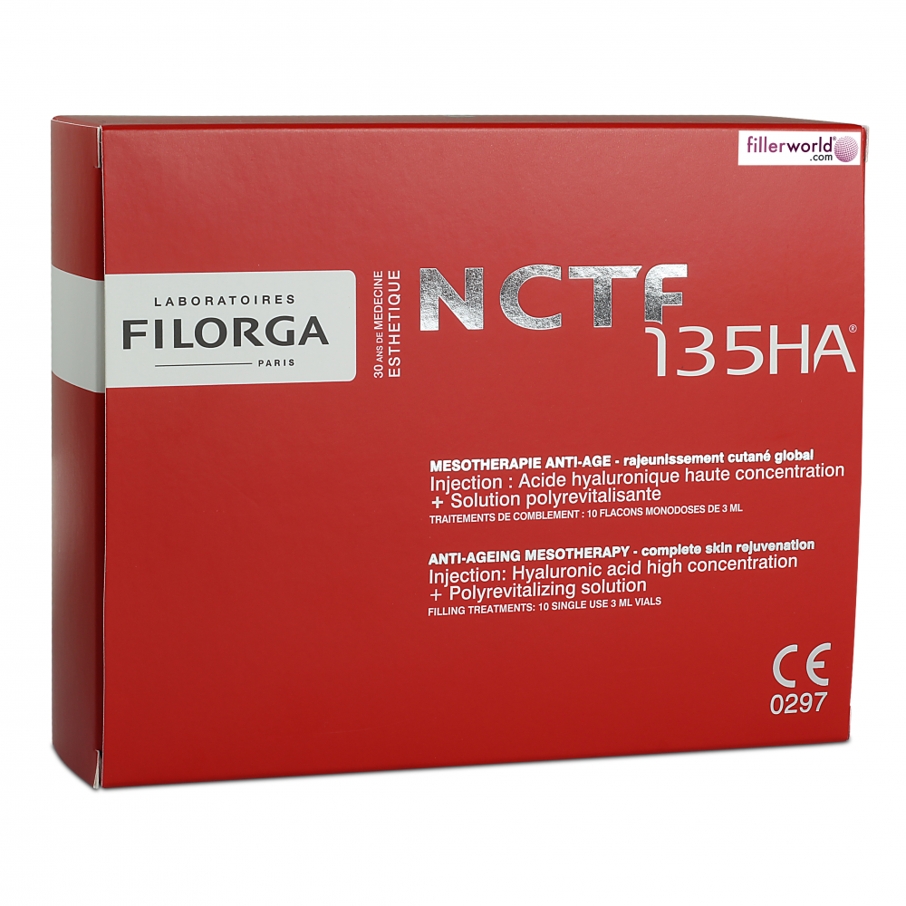 Filorga NCTF 135HA (10x3ml) with 0.5mm microneedling roller